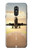 W3837 Airplane Take off Sunrise Hard Case and Leather Flip Case For LG Q Stylo 4, LG Q Stylus