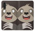 W3855 Sloth Face Cartoon Hard Case and Leather Flip Case For LG Velvet