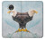 W3843 Bald Eagle On Ice Hard Case and Leather Flip Case For Motorola Moto G7, Moto G7 Plus