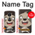 W3855 Sloth Face Cartoon Hard Case and Leather Flip Case For Motorola Moto G6 Play, Moto G6 Forge, Moto E5