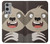 W3855 Sloth Face Cartoon Hard Case and Leather Flip Case For OnePlus 9 Pro