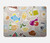 W2321 Food and Drink Seamless Hard Case Cover For MacBook Pro 14 M1,M2,M3 (2021,2023) - A2442, A2779, A2992, A2918