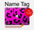 W1850 Pink Leopard Pattern Hard Case Cover For MacBook Pro 16 M1,M2 (2021,2023) - A2485, A2780