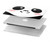 W2662 Cute Panda Cartoon Hard Case Cover For MacBook Pro 16 M1,M2 (2021,2023) - A2485, A2780