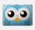 W3029 Cute Blue Owl Hard Case Cover For MacBook Pro 16 M1,M2 (2021,2023) - A2485, A2780