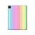 W3849 Colorful Vertical Colors Tablet Hard Case For iPad Pro 12.9 (2022, 2021, 2020, 2018), Air 13 (2024)