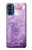 W2690 Amethyst Crystals Graphic Printed Hard Case and Leather Flip Case For Motorola Moto G41