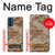 W2939 Desert Digital Camo Camouflage Hard Case and Leather Flip Case For Motorola Moto G41