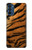 W2962 Tiger Stripes Graphic Printed Hard Case and Leather Flip Case For Motorola Moto G41