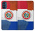 W3017 Paraguay Flag Hard Case and Leather Flip Case For Motorola Moto G41