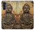 W0344 Buddha Rock Carving Hard Case and Leather Flip Case For Motorola Moto G200 5G