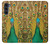 W0513 Peacock Hard Case and Leather Flip Case For Motorola Moto G200 5G