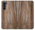 W0599 Wood Graphic Printed Hard Case and Leather Flip Case For Motorola Moto G200 5G