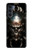 W1027 Hardcore Metal Skull Hard Case and Leather Flip Case For Motorola Moto G200 5G