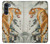 W1934 Chinese Tiger Painting Hard Case and Leather Flip Case For Motorola Moto G200 5G