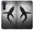 W2367 Shark Monochrome Hard Case and Leather Flip Case For Motorola Moto G200 5G