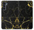 W2896 Gold Marble Graphic Printed Hard Case and Leather Flip Case For Motorola Moto G200 5G