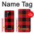 W2931 Red Buffalo Check Pattern Hard Case and Leather Flip Case For Motorola Moto G200 5G