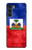 W3022 Haiti Flag Hard Case and Leather Flip Case For Motorola Moto G200 5G