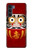 W3023 Japan Good Luck Daruma Doll Hard Case and Leather Flip Case For Motorola Moto G200 5G