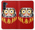 W3045 Japan Good Luck Daruma Doll Hard Case and Leather Flip Case For Motorola Moto G200 5G