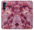 W3052 Pink Marble Graphic Printed Hard Case and Leather Flip Case For Motorola Moto G200 5G