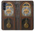 W3173 Grandfather Clock Antique Wall Clock Hard Case and Leather Flip Case For Motorola Moto G200 5G