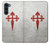 W3200 Order of Santiago Cross of Saint James Hard Case and Leather Flip Case For Motorola Moto G200 5G