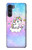 W3256 Cute Unicorn Cartoon Hard Case and Leather Flip Case For Motorola Moto G200 5G