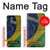 W3297 Brazil Flag Vintage Football Graphic Hard Case and Leather Flip Case For Motorola Moto G200 5G