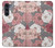 W3716 Rose Floral Pattern Hard Case and Leather Flip Case For Motorola Moto G200 5G