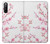 W3707 Pink Cherry Blossom Spring Flower Hard Case and Leather Flip Case For Sony Xperia 10 III Lite