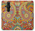 W3402 Floral Paisley Pattern Seamless Hard Case and Leather Flip Case For Sony Xperia Pro-I