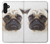 W1852 Pug Dog Hard Case and Leather Flip Case For Samsung Galaxy A13 4G