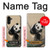 W2210 Panda Fluffy Art Painting Hard Case and Leather Flip Case For Samsung Galaxy A13 4G