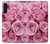 W2943 Pink Rose Hard Case and Leather Flip Case For Samsung Galaxy A13 4G