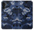 W2959 Navy Blue Camo Camouflage Hard Case and Leather Flip Case For Samsung Galaxy A13 4G