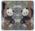 W3793 Cute Baby Panda Snow Painting Hard Case and Leather Flip Case For Samsung Galaxy A13 4G