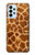 W0422 Giraffe Skin Hard Case and Leather Flip Case For Samsung Galaxy A23