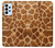 W0422 Giraffe Skin Hard Case and Leather Flip Case For Samsung Galaxy A23