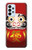 W2839 Japan Daruma Doll Hard Case and Leather Flip Case For Samsung Galaxy A23