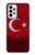 W2991 Turkey Football Soccer Hard Case and Leather Flip Case For Samsung Galaxy A23