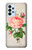 W3079 Vintage Pink Rose Hard Case and Leather Flip Case For Samsung Galaxy A23