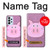 W3269 Pig Cartoon Hard Case and Leather Flip Case For Samsung Galaxy A23