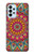 W3694 Hippie Art Pattern Hard Case and Leather Flip Case For Samsung Galaxy A23