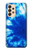 W1869 Tie Dye Blue Hard Case and Leather Flip Case For Samsung Galaxy A33 5G