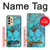 W2685 Aqua Turquoise Gemstone Graphic Printed Hard Case and Leather Flip Case For Samsung Galaxy A33 5G