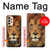 W2870 Lion King of Beasts Hard Case and Leather Flip Case For Samsung Galaxy A33 5G