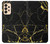 W2896 Gold Marble Graphic Printed Hard Case and Leather Flip Case For Samsung Galaxy A33 5G