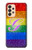 W2899 Rainbow LGBT Gay Pride Flag Hard Case and Leather Flip Case For Samsung Galaxy A33 5G